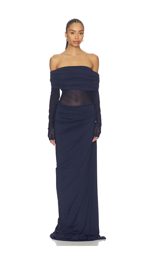 Deme by Gabriella Bella Gown in Baby Blue.  XL. Also in L, M