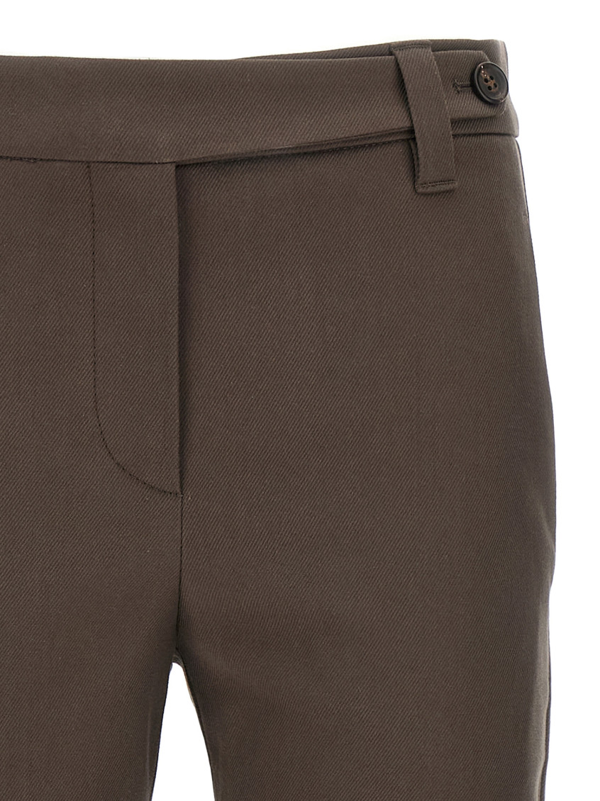 Brunello Cucinelli - Monile Cotton Pants Brown
