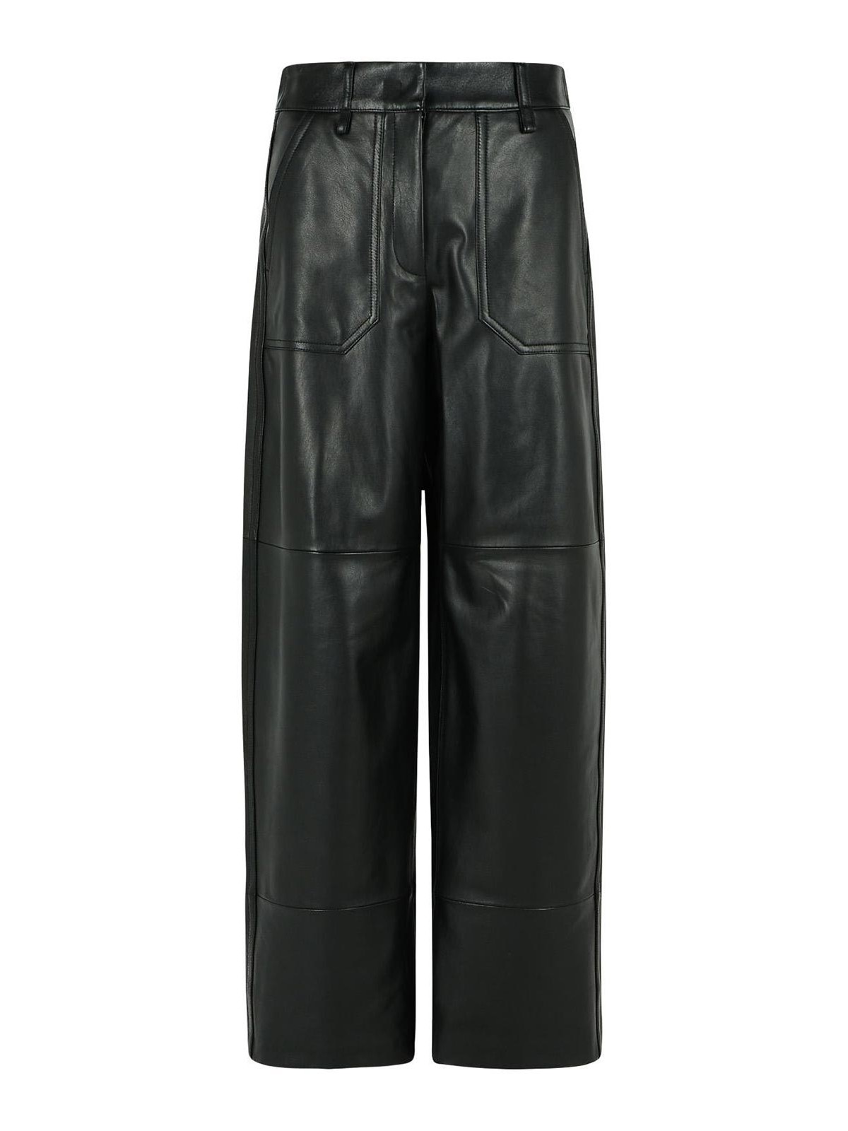 Garbo Black Nappa Leather Pants