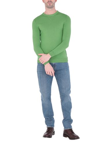 Man Sweater Green Size L Merino Wool, Acrylic
