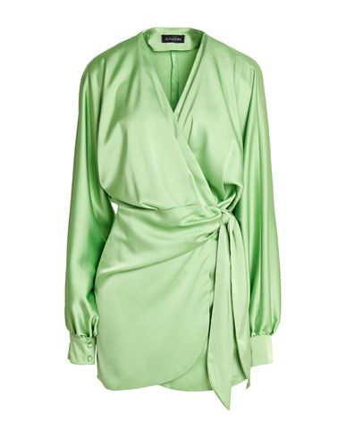 Woman Mini dress Light green Size 8 Polyester