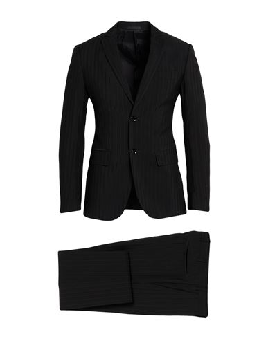 Man Suit Black Size 44 Viscose, Wool