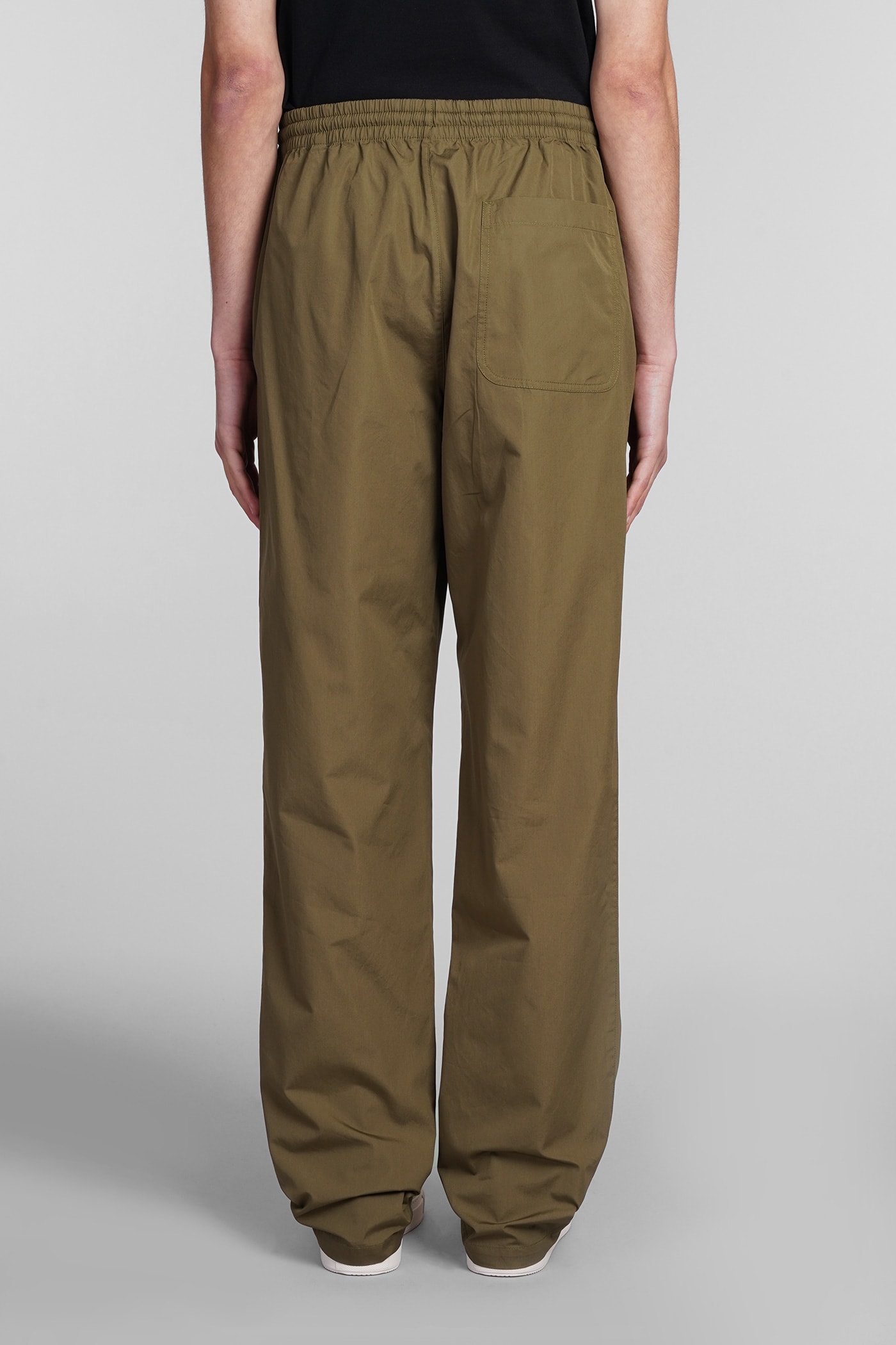 Pantalone Ventura Pants In Green Cotton