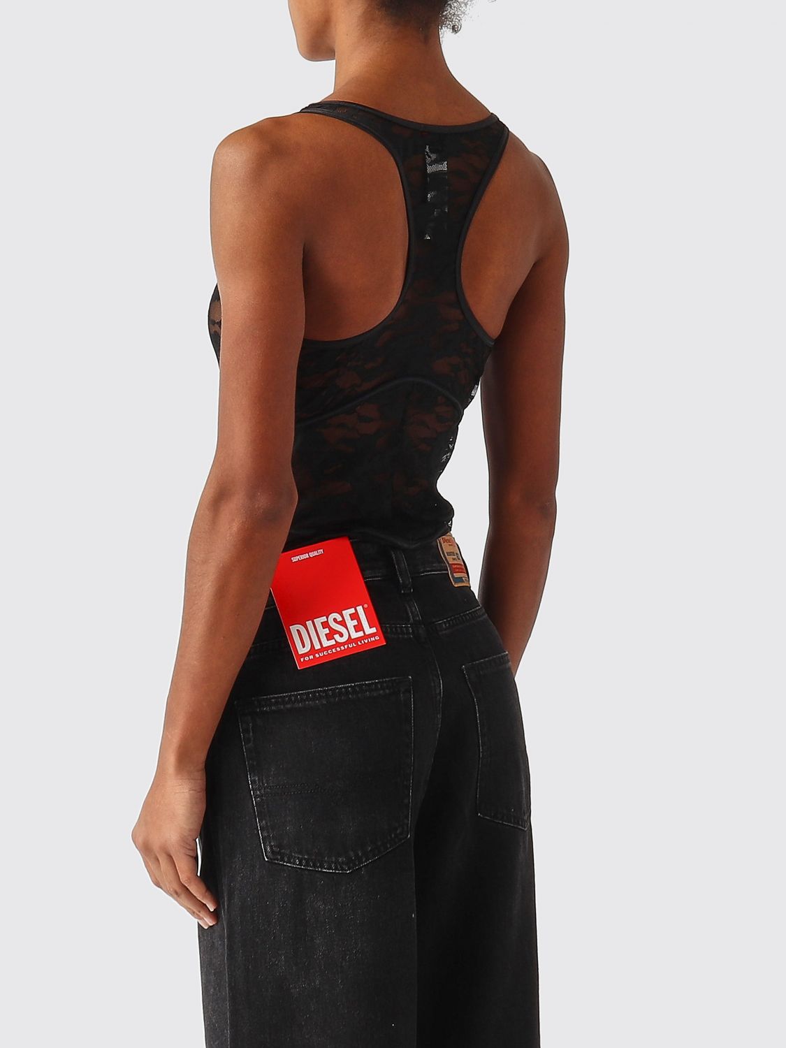 Bodysuit Woman color Black