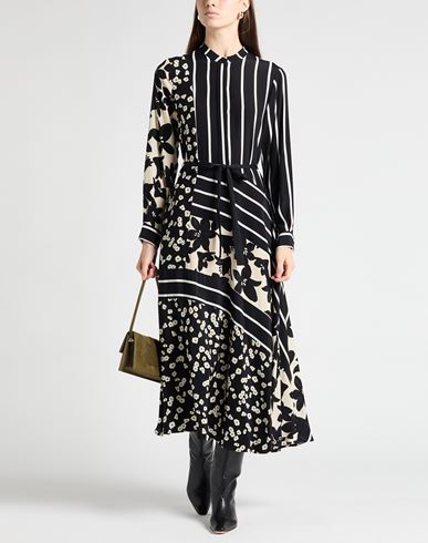 Woman Maxi dress Black Size 10 Silk