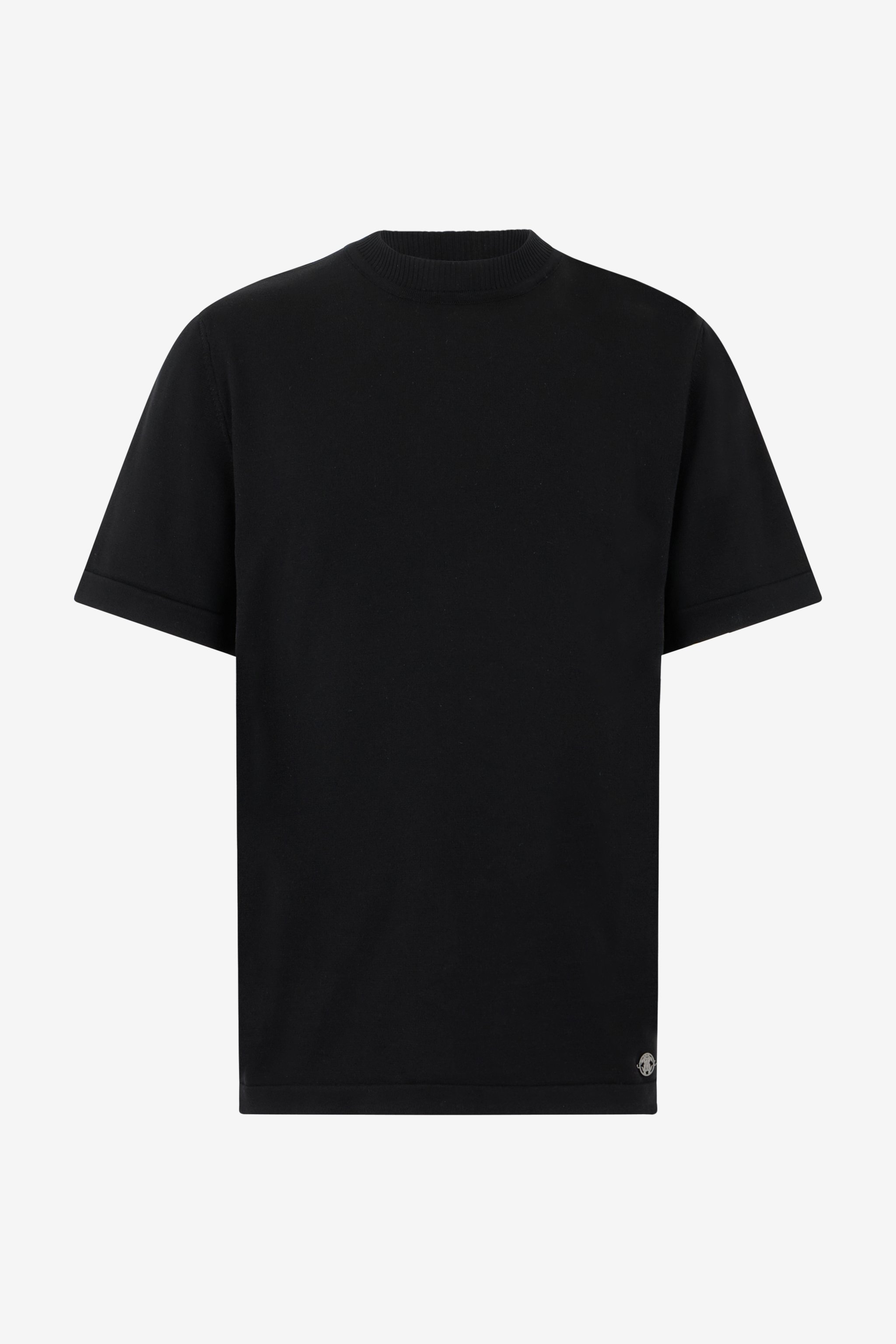 Black Mock Neck T-shirt - Male T