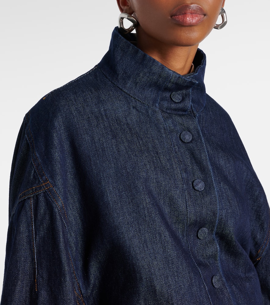 Oversized denim jacket