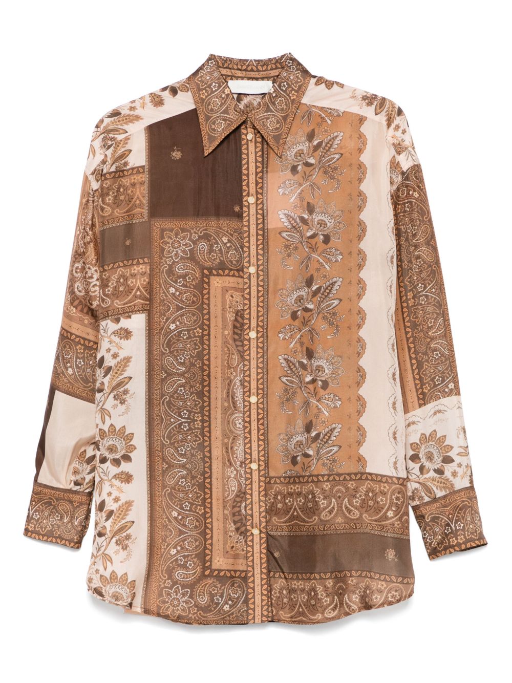 ZIMMERMANN Lucky shirt - Brown