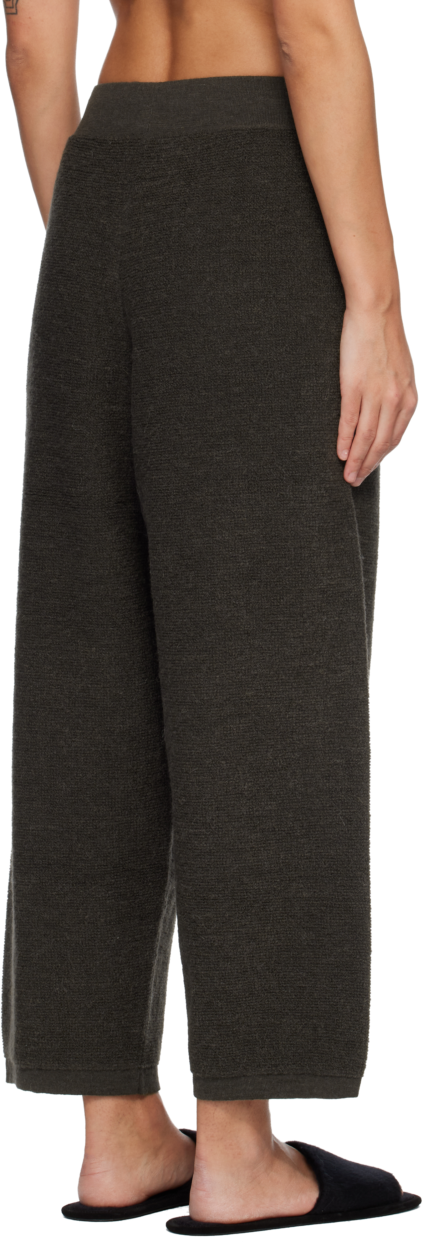 Gray Fine Terry Lounge Pants