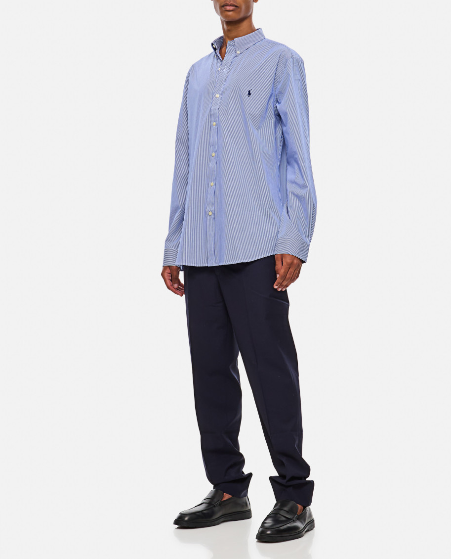 Embroidered Stretch Poplin Shirt