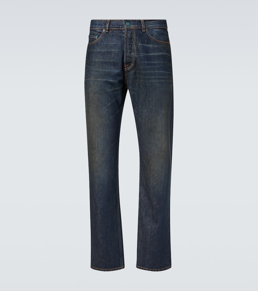 Mid-rise slim jeans