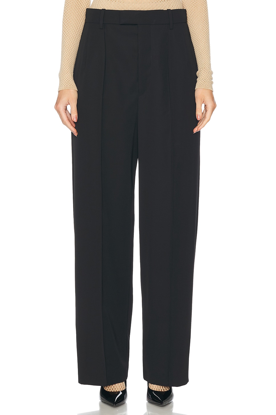 WARDROBE.NYC x Rosie Huntington-Whiteley RHW Trouser in Black - Black.  XXS also in L, M, S