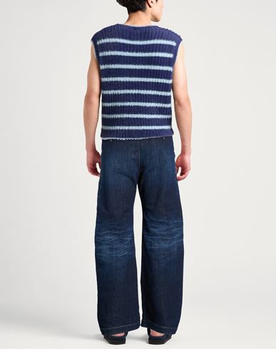 Man Jeans Blue Size 32 Cotton, Elastane