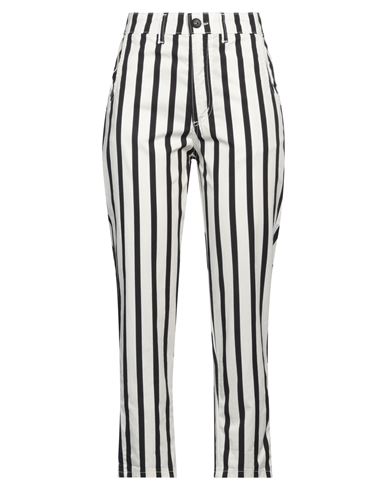 Woman Pants White Size S Cotton