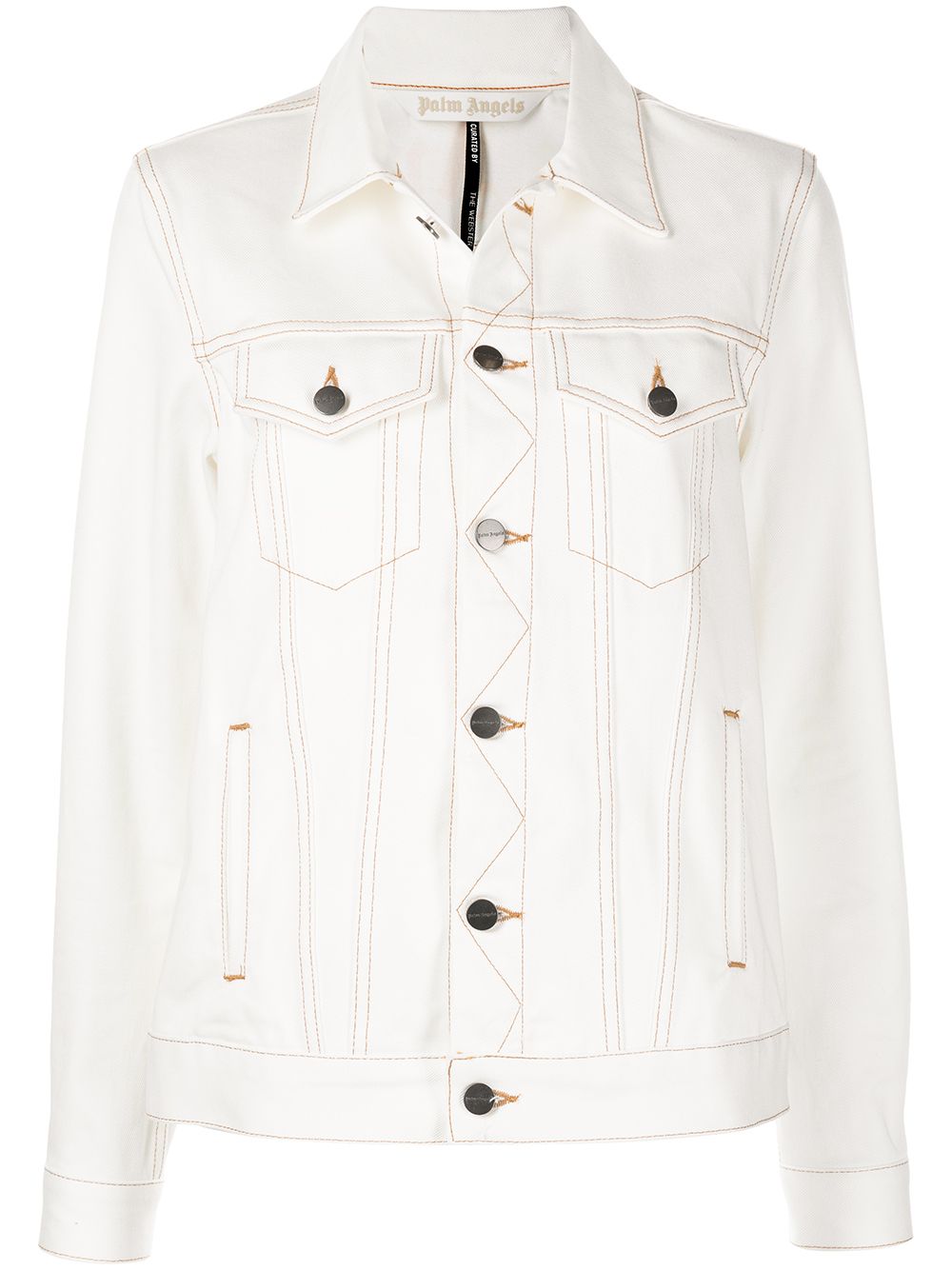 Logo-print denim jacket