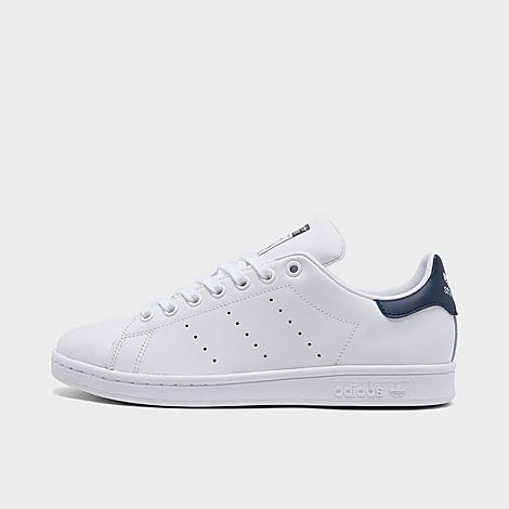 Men's Originals Stan Smith Casual Shoes in Core White/Core White/Dark Blue