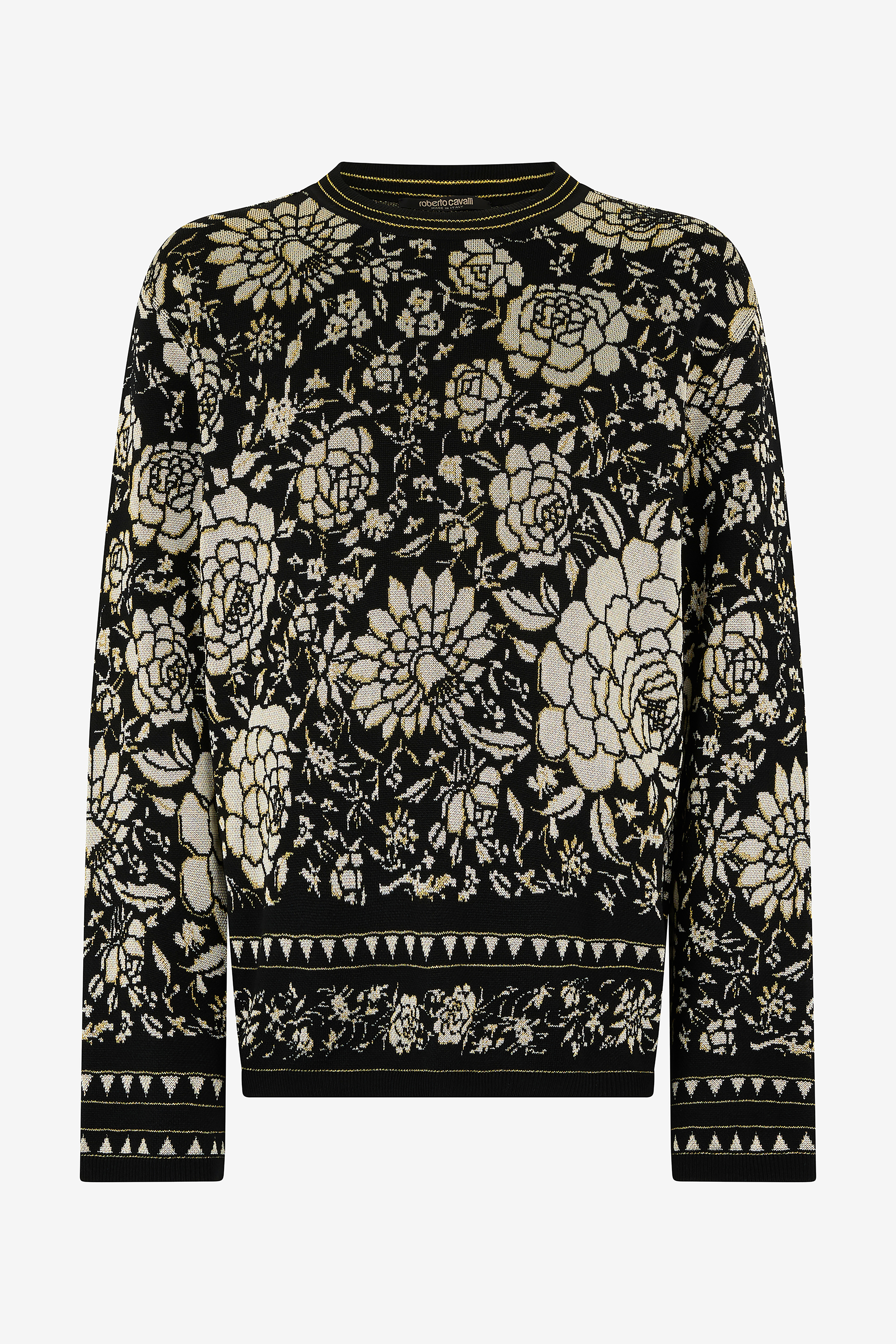 Floral Wool-blend Sweater