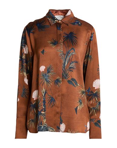 Forte_forte Woman Shirt Light brown Size 1 Viscose, Cupro