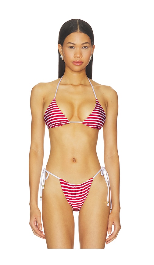 VDM Blair Cherry Pop Reversible Top in Multi. - XS also in S