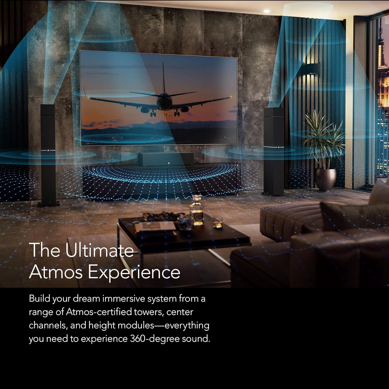 Dymension 5 Channel - Bundle with (2) DM40 Towers, (1) DM20 Center Channel, and (1 Pair) DM95 Rear Speakers