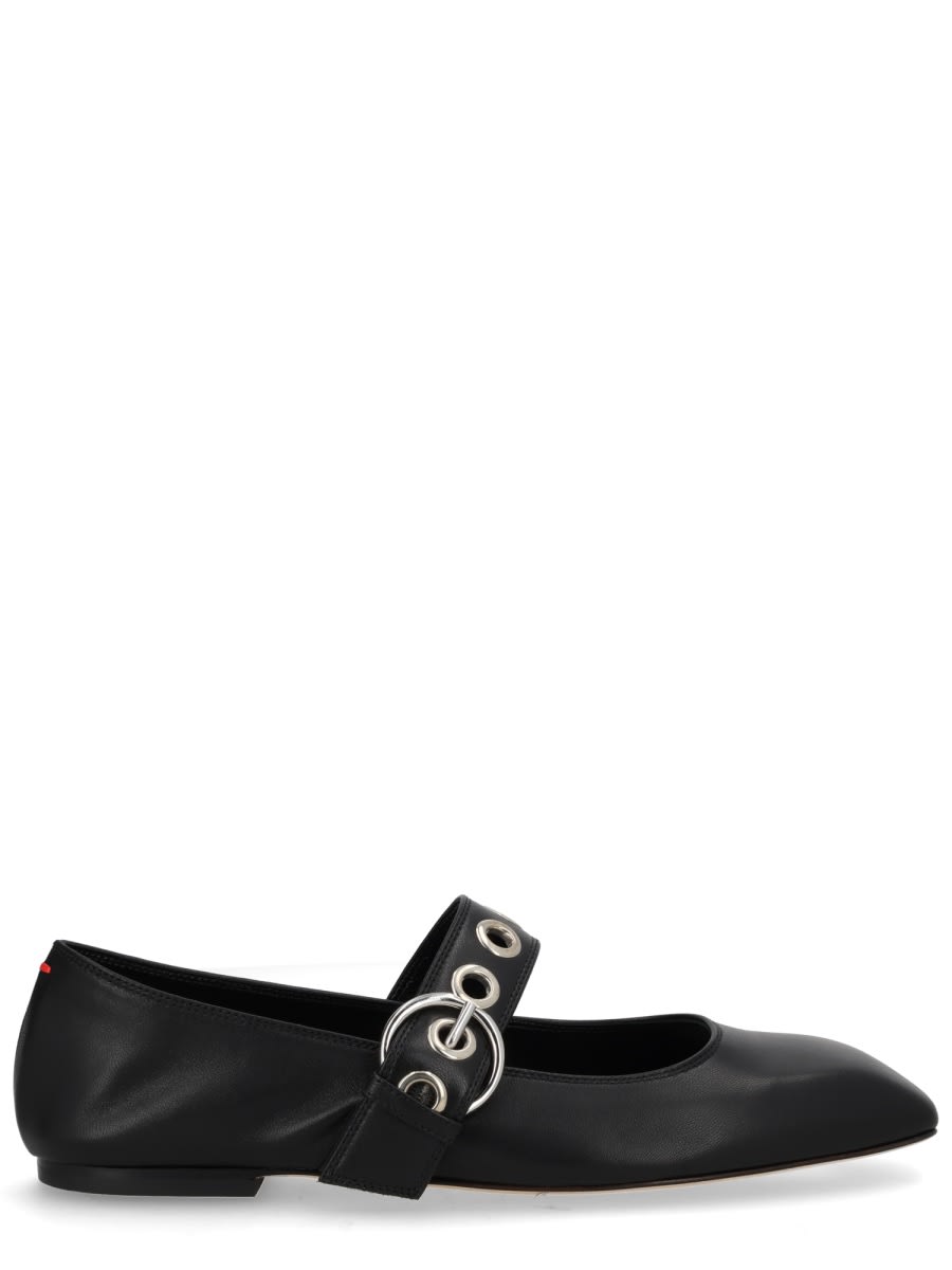 "Uma Mary-Jane" Shoe With Eyelets