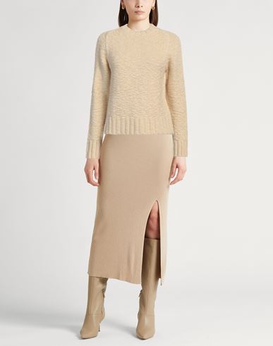 Woman Sweater Cream Size 2 Wool