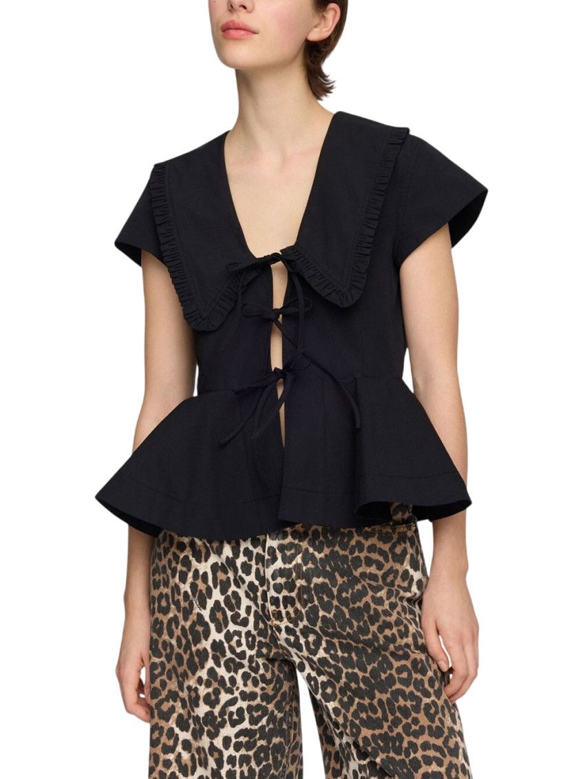 Cotton Poplin Blouse