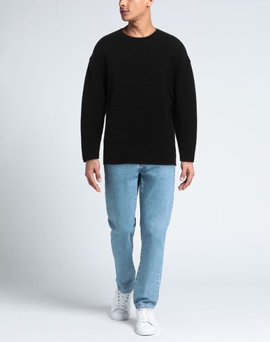 State Of Order Man Sweater Black Size M Merino Wool