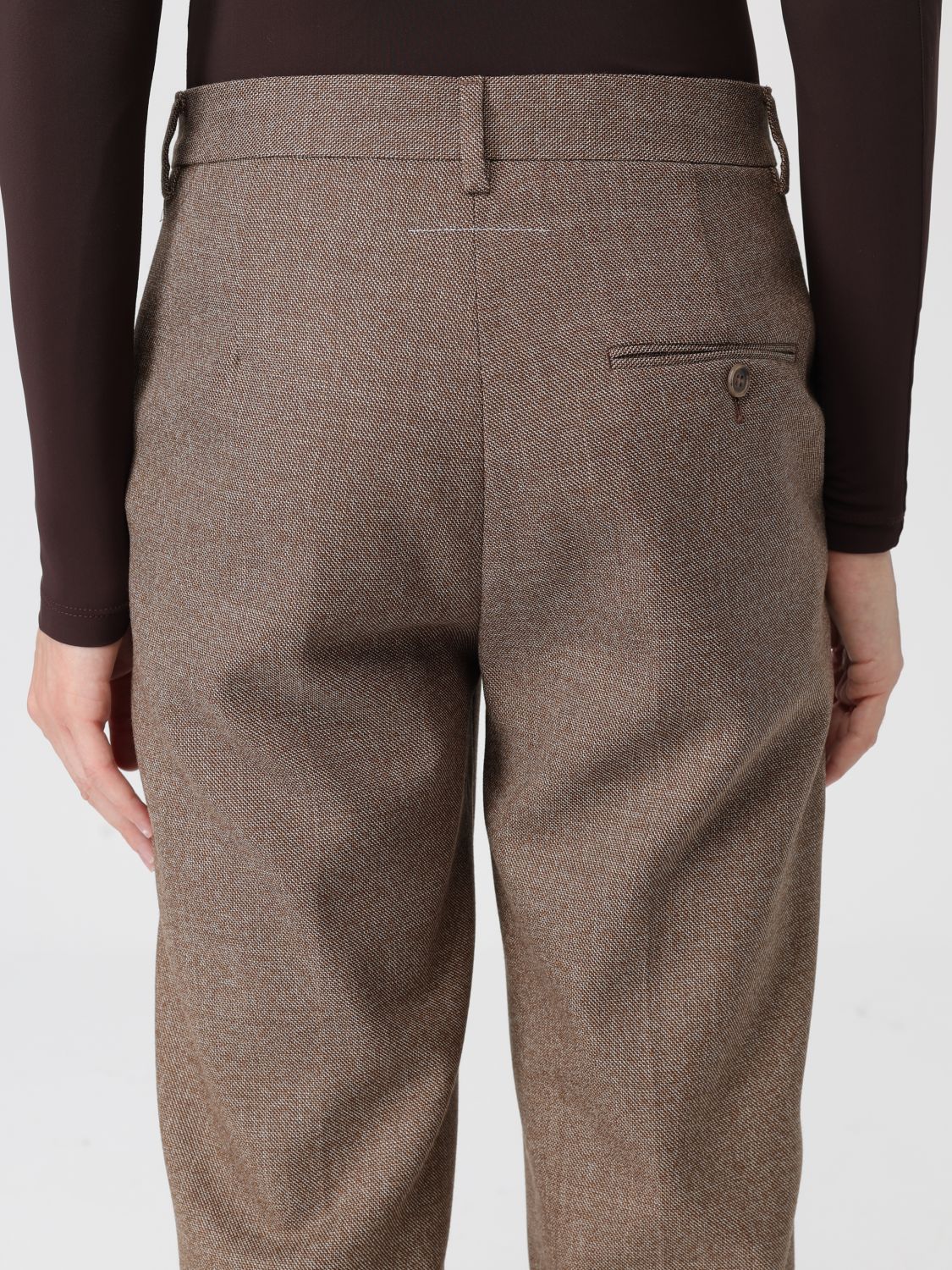 Pants Woman color Beige