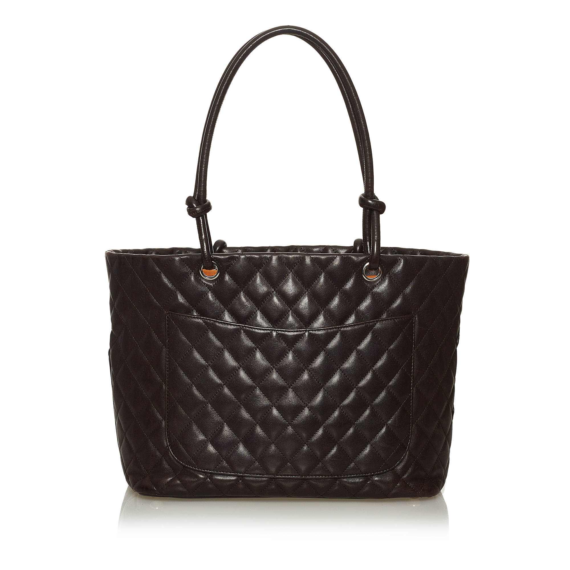 Vintage Black Cambon Ligne Tote Bag
