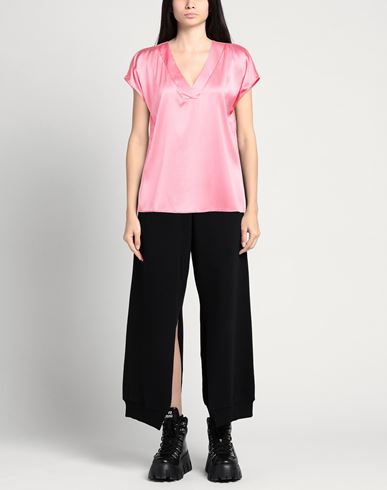 (the Mercer) N. y. Woman Top Pink Size 8 Silk, Elastane