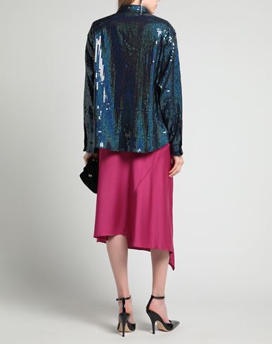 New Arrivals Woman Shirt Midnight blue Size 6 PES