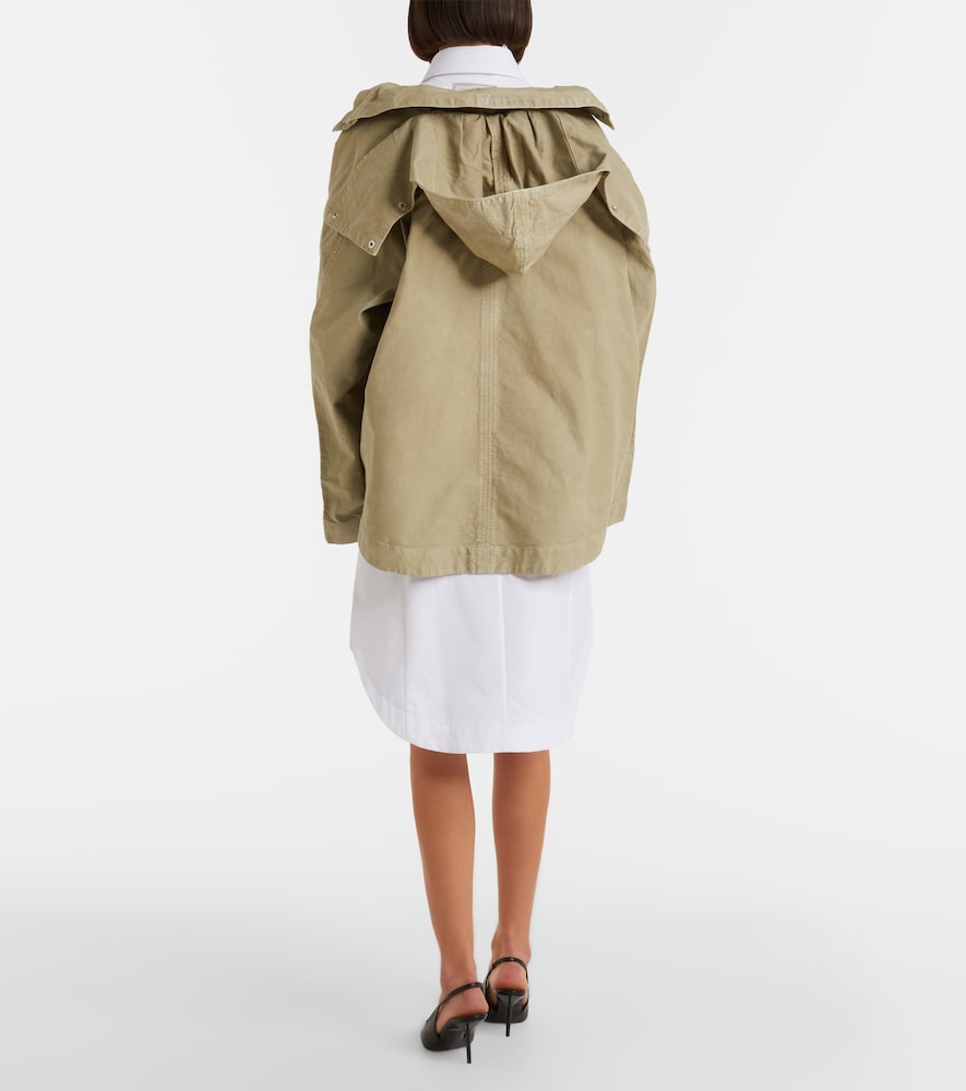 Cotton cargo skirt