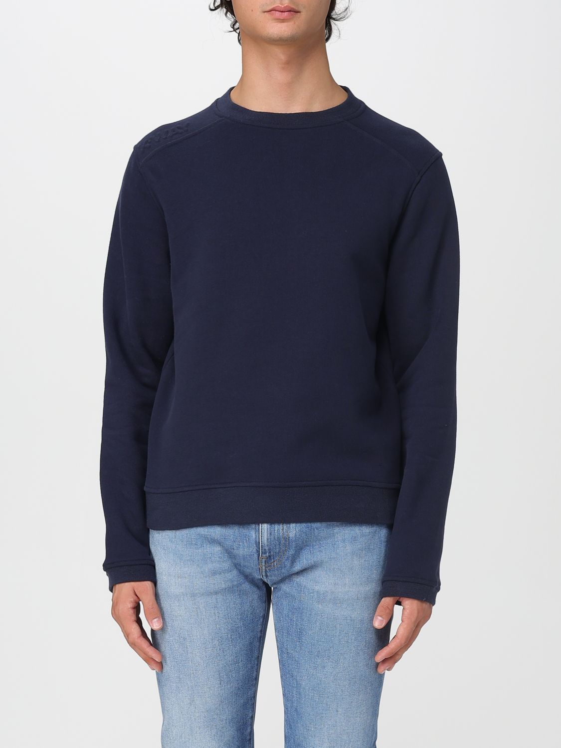 Sweatshirt Men color Blue