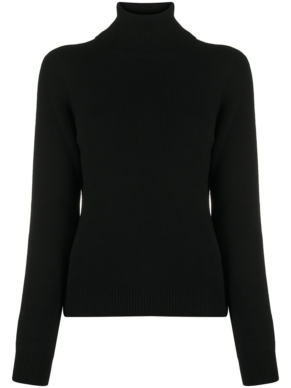 Cashmere turtleneck jumper - Black