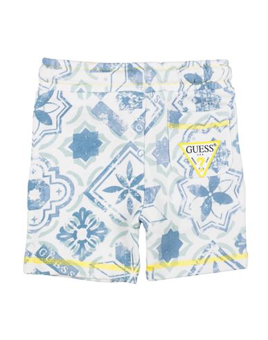Guess Infant Girl Shorts & Bermuda Shorts White Size 6 Cotton