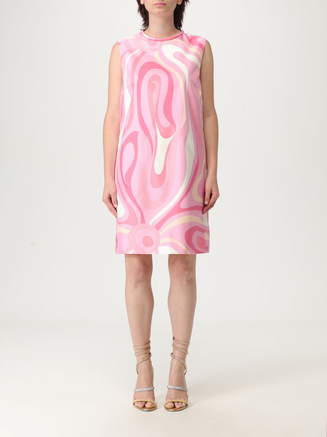 PUCCI Marmo-print dress - Pink