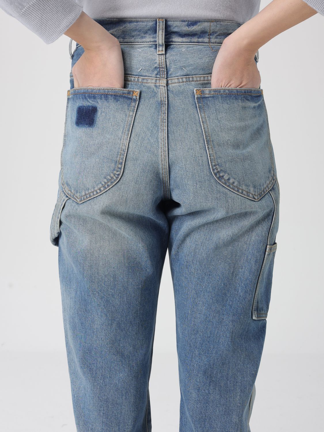 Jeans Woman color Gnawed Blue