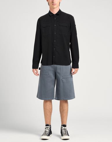 C. p. Company Man Shirt Black Size M Cotton