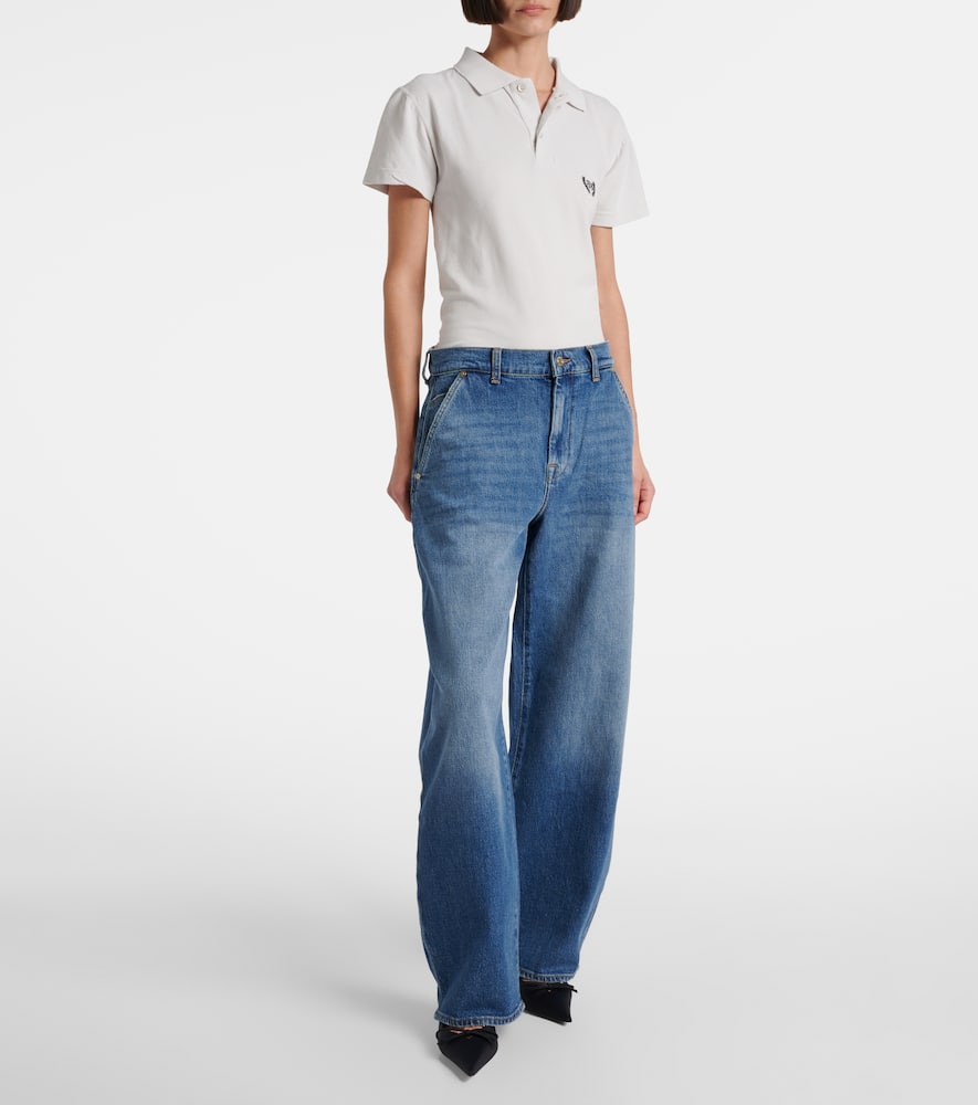 Bonnie high-rise wide-leg jeans