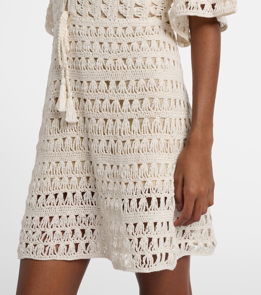 Crochet cotton minidress