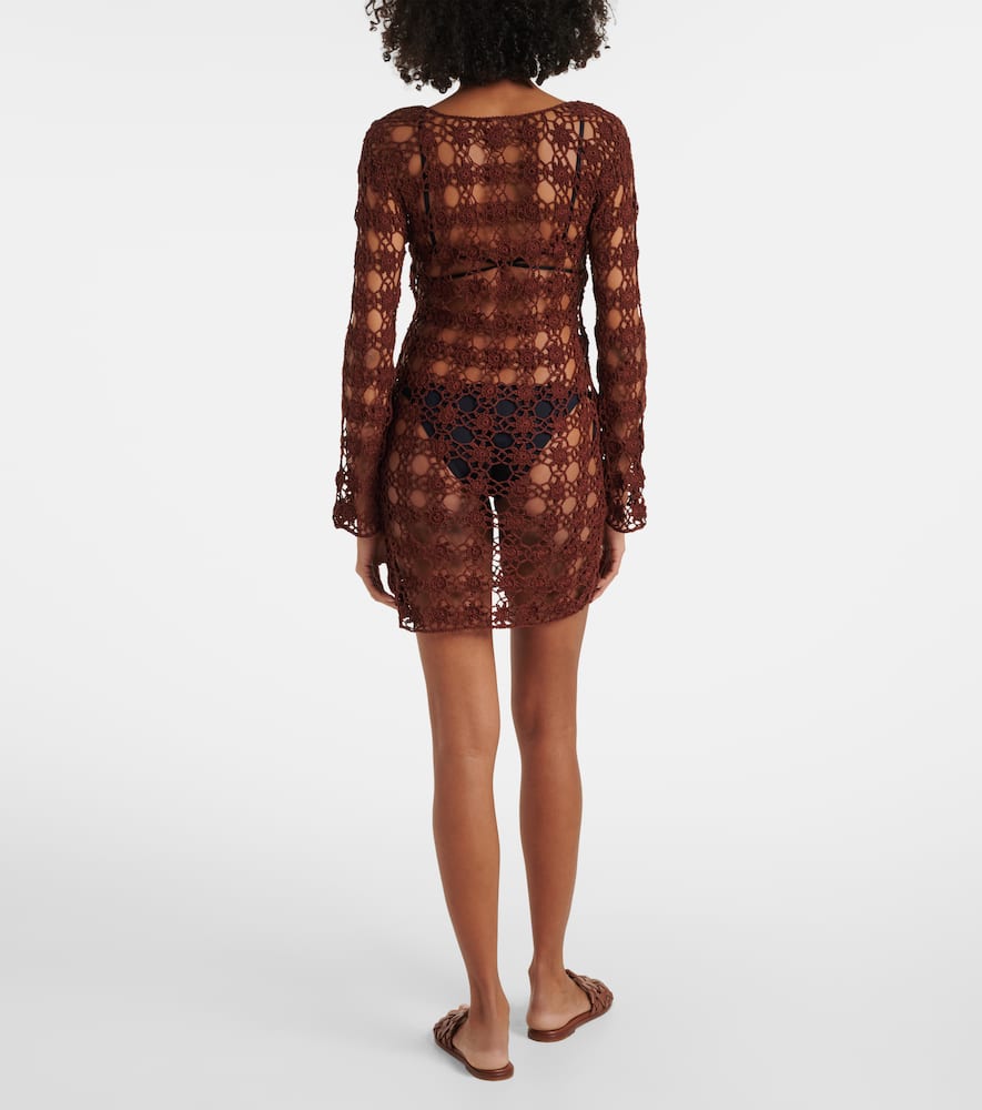Crochet cotton minidress