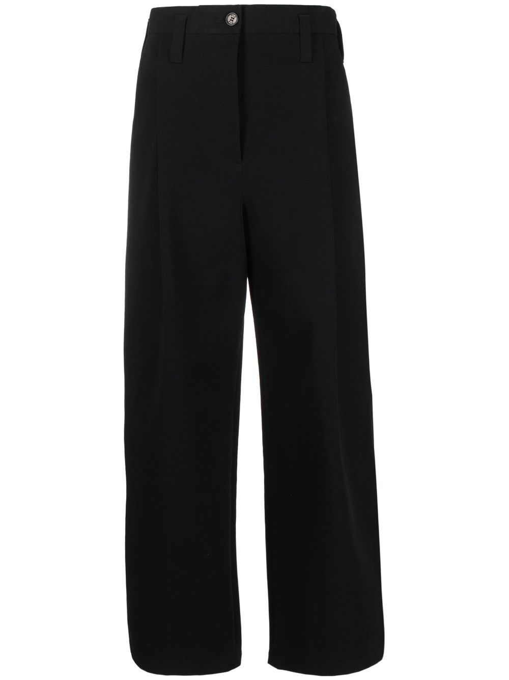 Wide-leg cropped trousers - Grey