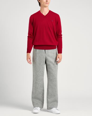 Man Sweater Red Size L Wool