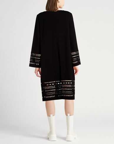 Woman Midi dress Black Size 10 Viscose, Polyamide, Elastane