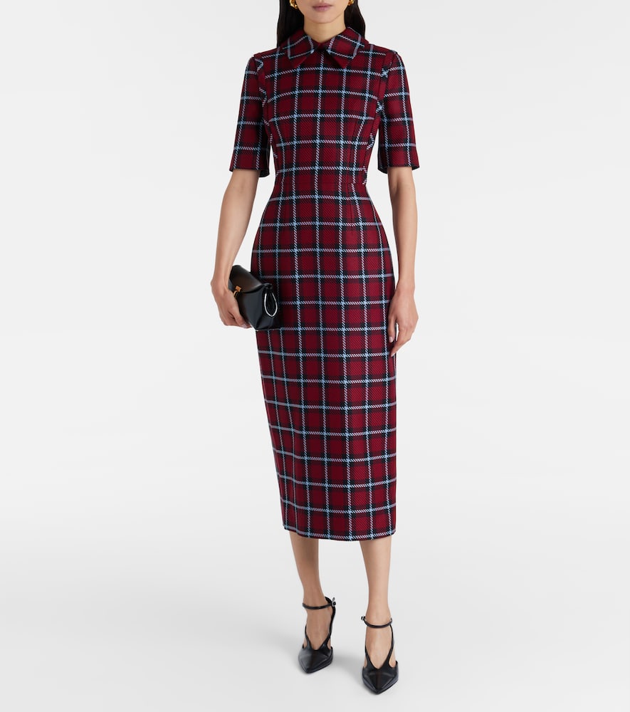 Valletta wool-blend midi dress