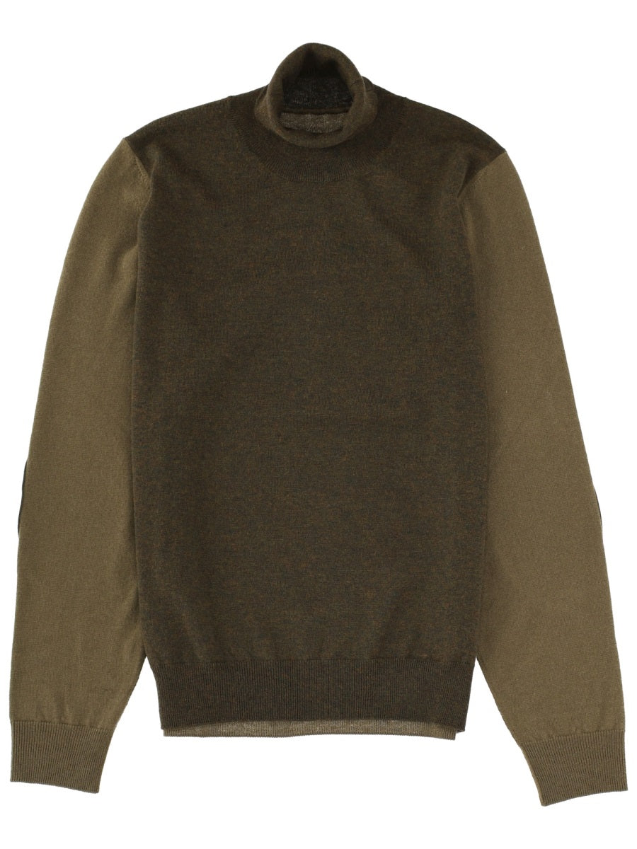 Two-Tone Straight Fit Sweater