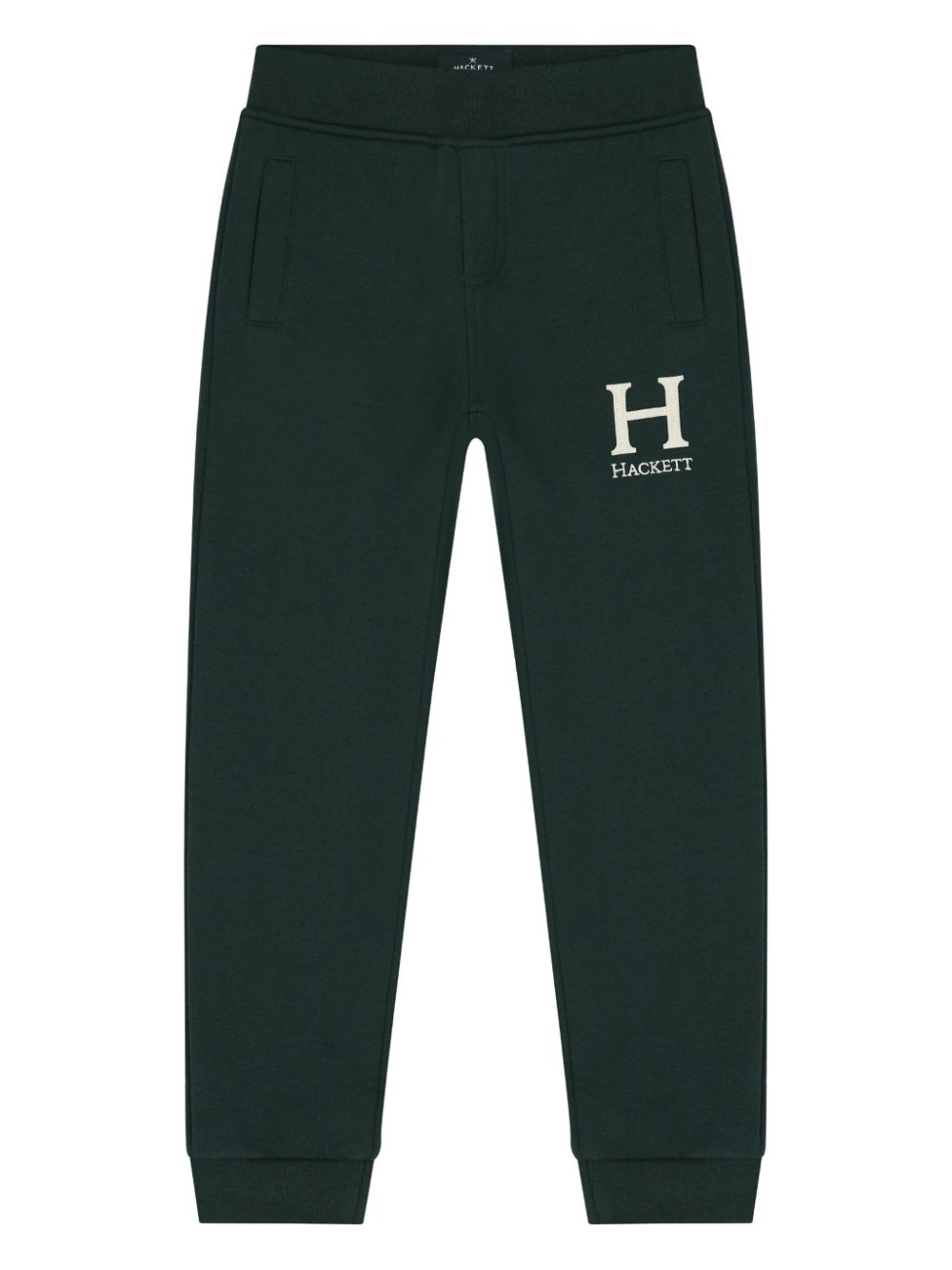 Logo-print track pants - Green