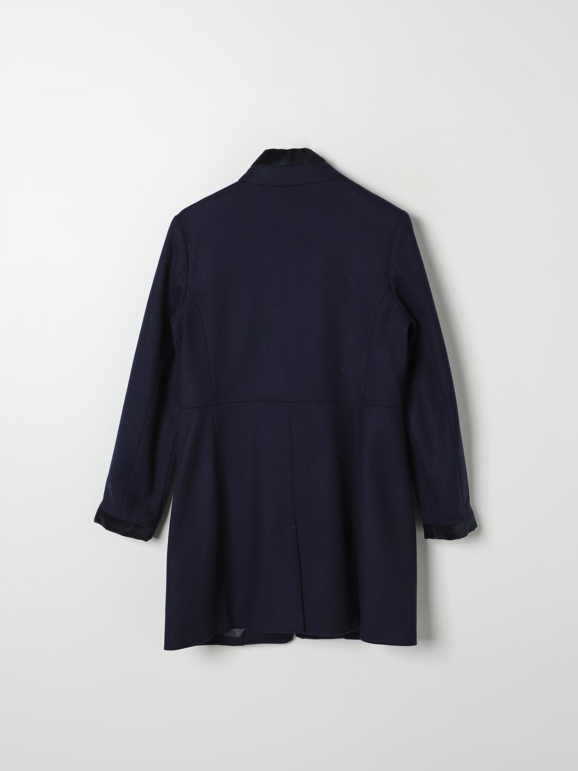 Coat Kids color Blue