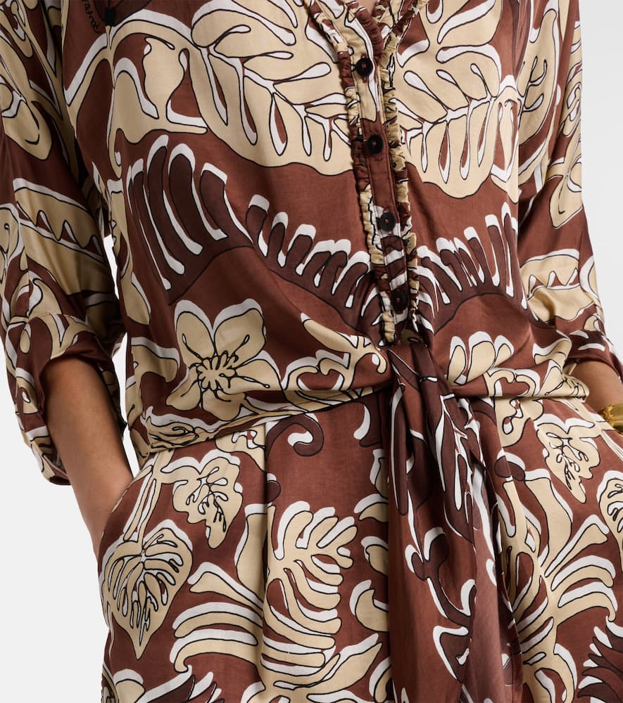 Azia printed top